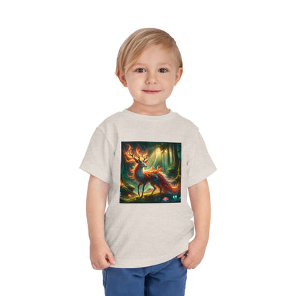 T-Shirt | Toddler Tee | Short Sleeve | Mystical Kirin | Forest Spirit Deer