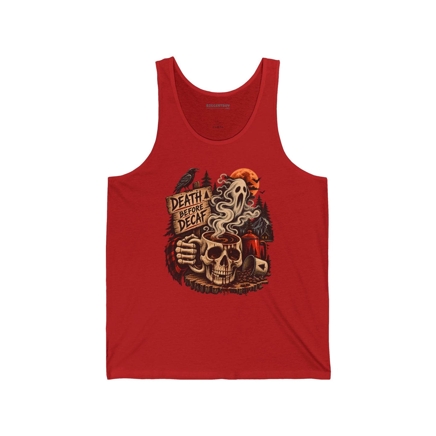 Death Decaf - Jersey Tank Top