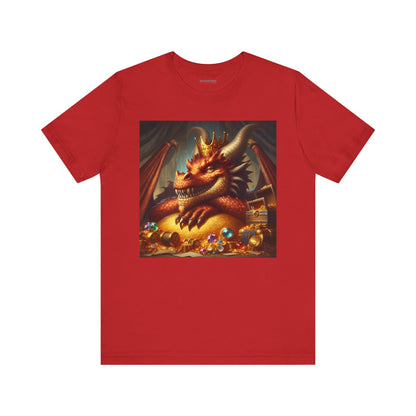 T-Shirt | Unisex | Koszulka dżersejowa | Krótki rękaw | Nordycka Mitologia | Fafnir | Smok