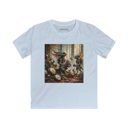 Camiseta | Camiseta Infantil | Softstyle | Fantasia Celta | Pooka Steampunk | Criaturas