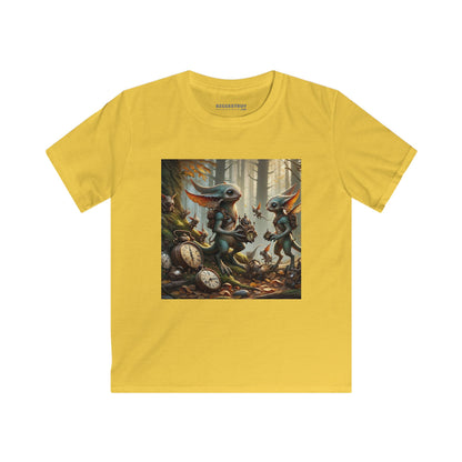 Camiseta | Camiseta Infantil | Softstyle | Fantasia Celta | Pooka Steampunk | Criaturas