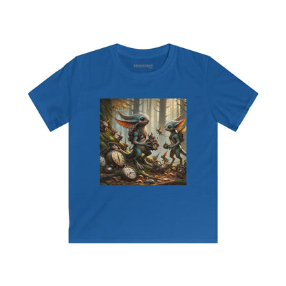 Camiseta | Camiseta Infantil | Softstyle | Fantasia Celta | Pooka Steampunk | Criaturas