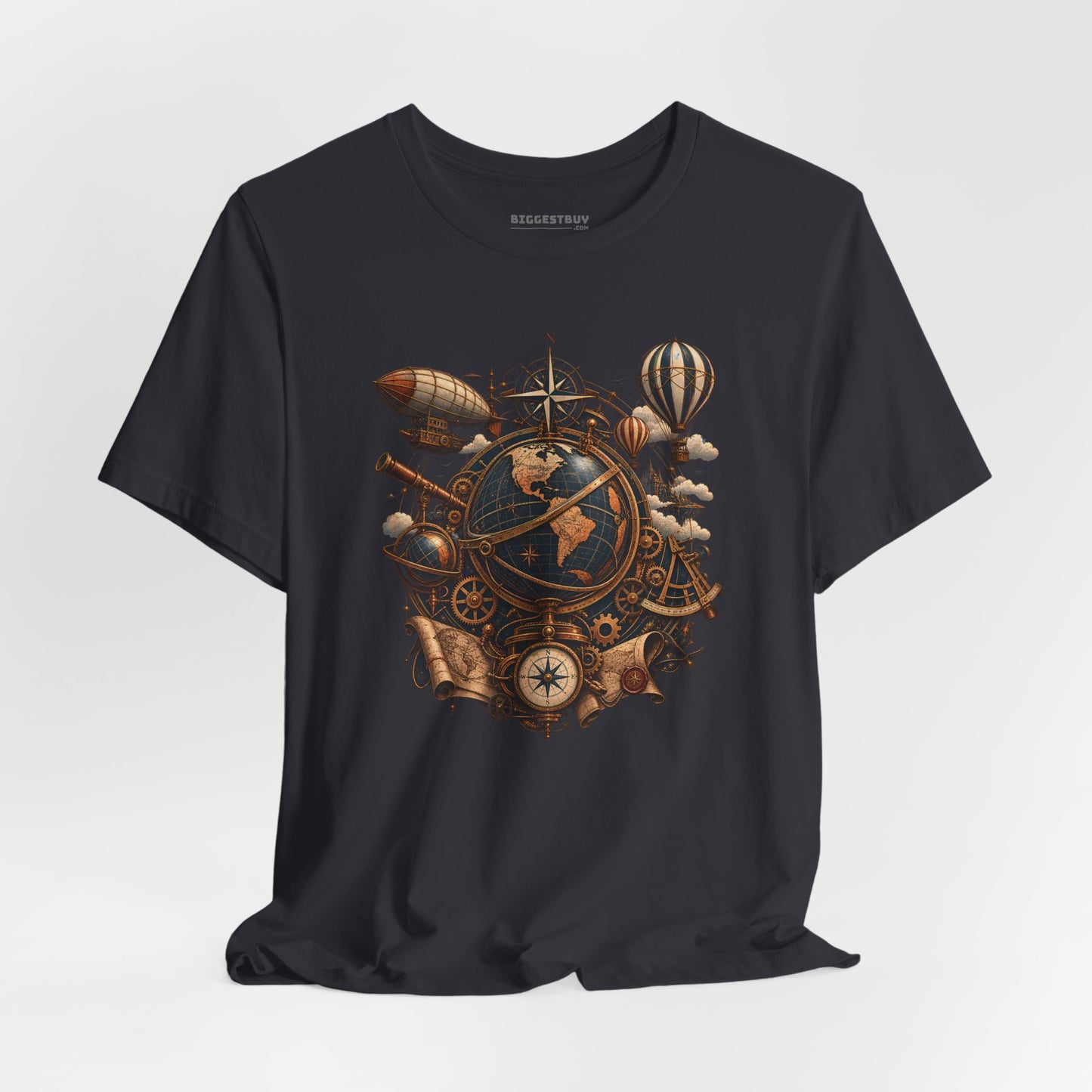 Steampunk Globe - Classic Jersey Tee