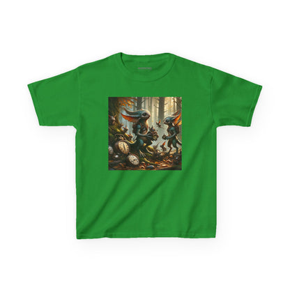 T-Shirt | Koszulka dziecięca | Ciężka bawełna | Steampunk Fantasy | Leśne Pooka