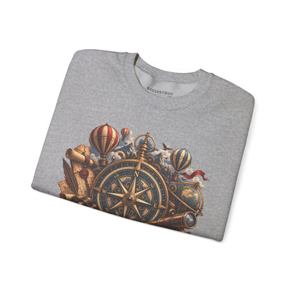 Navigatin Nostalgia - Crewneck Sweatshirt