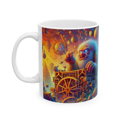 Taza | Cerámica | Blanca | Mitología Nórdica | Gigante Artificiero