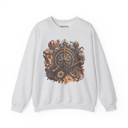 Navigatin Nostalgia - Crewneck Sweatshirt