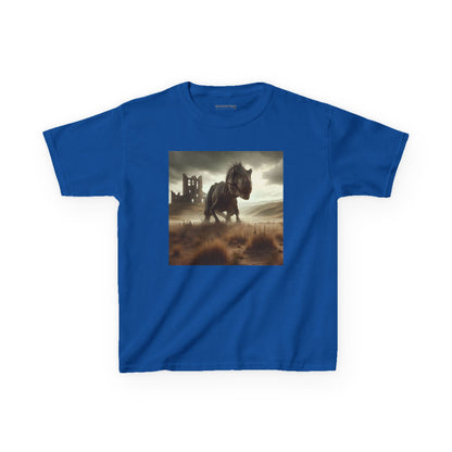 Camiseta | Camiseta Infantil | Algodão Pesado | Ficção Dinossáurica | T-Rex Ancestral