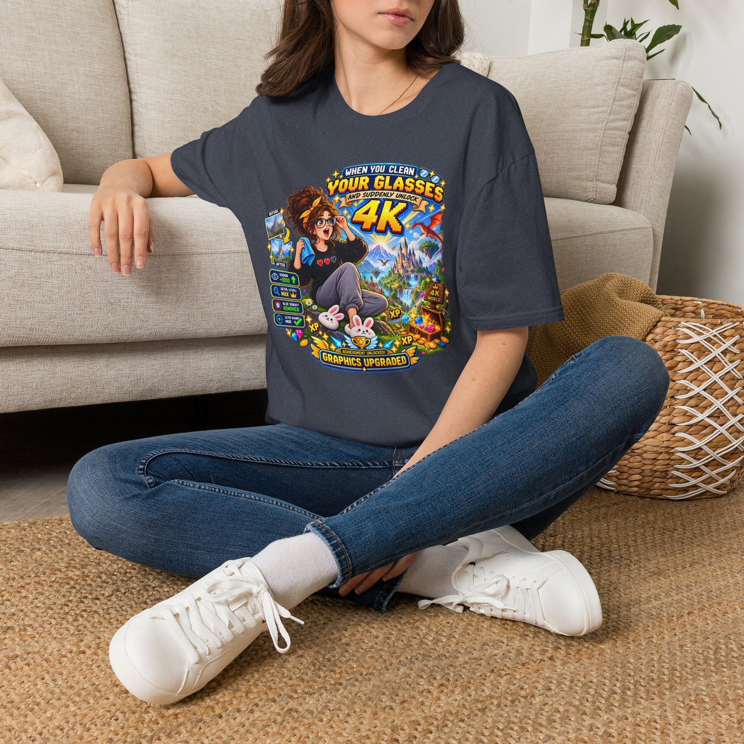 Glasses Galaxy - Softstyle T-Shirt