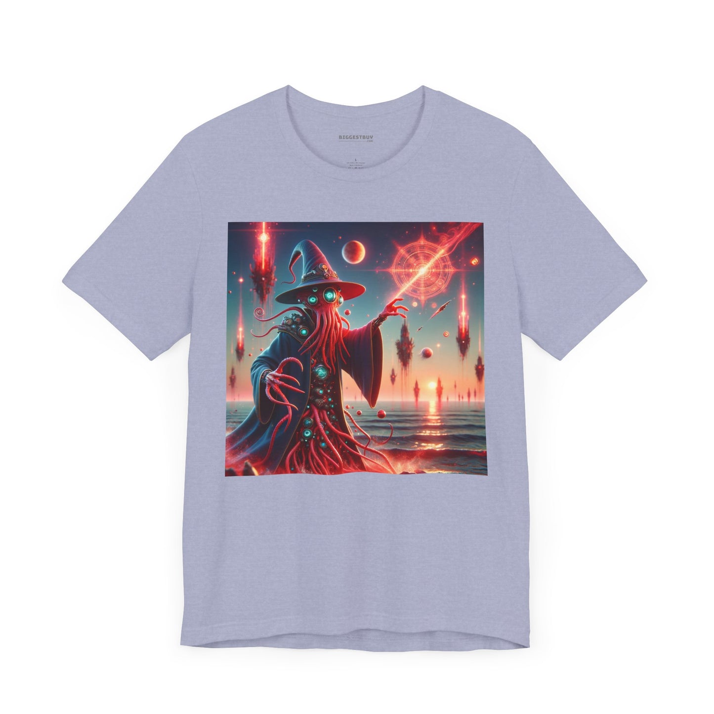 T-skjorte | Unisex | Jersey-T-skjorte | Kort erme | Kosmisk Skrekk | Illithid Trollmann