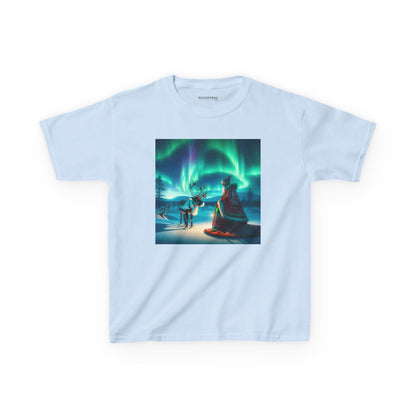 Camiseta | Camiseta Infantil | Algodão Pesado | Misticismo Nórdico | Xamã Sami