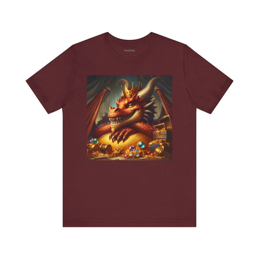 T-Shirt | Unisex | Koszulka dżersejowa | Krótki rękaw | Nordycka Mitologia | Fafnir | Smok