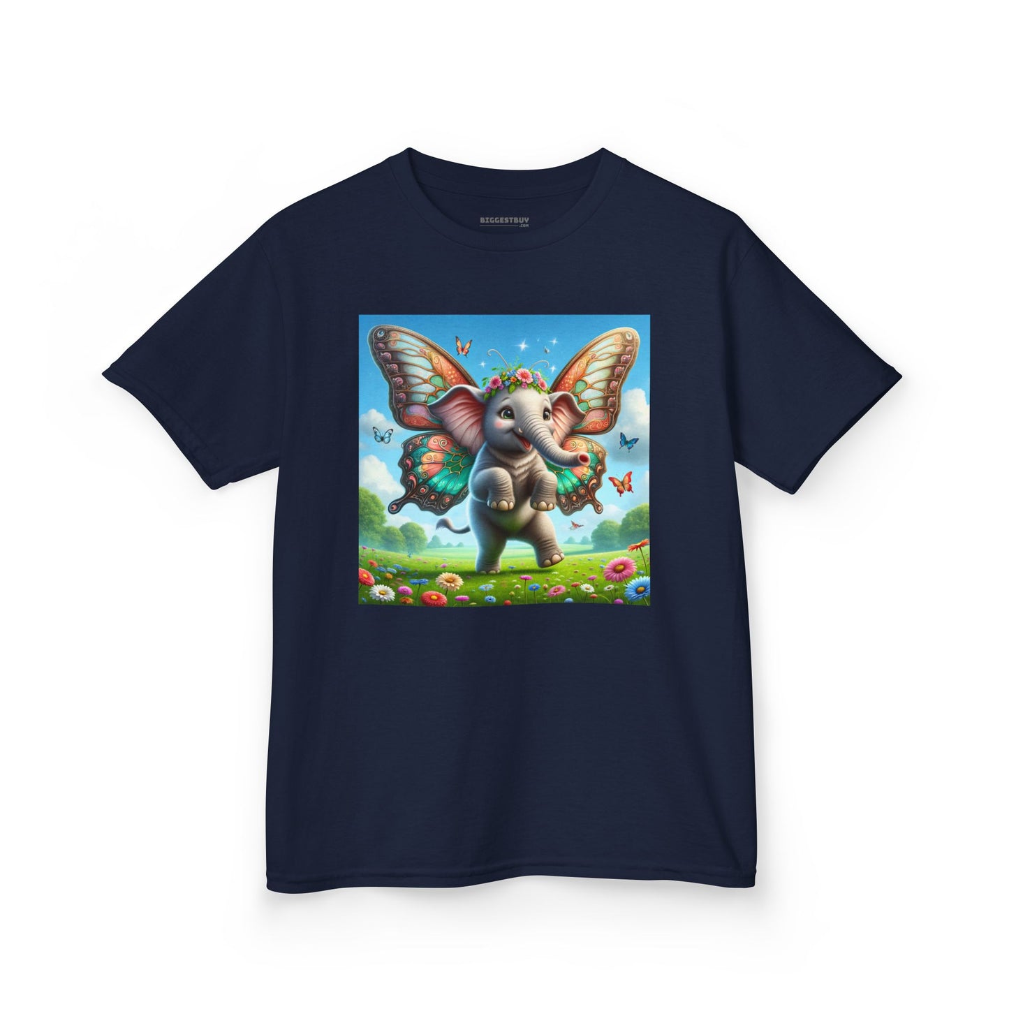 T-Shirt | Koszulka dziecięca | Ciężka bawełna | Baśniowa fauna | Airavata | Słonik