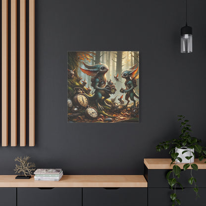 Canvas | Mat | Steampunk Feeën | Boswachters