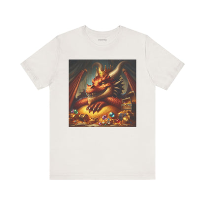 T-Shirt | Unisex | Koszulka dżersejowa | Krótki rękaw | Nordycka Mitologia | Fafnir | Smok
