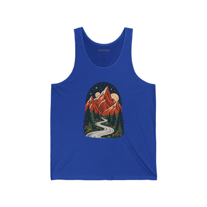 Mountain Maze - Jersey Tank Top