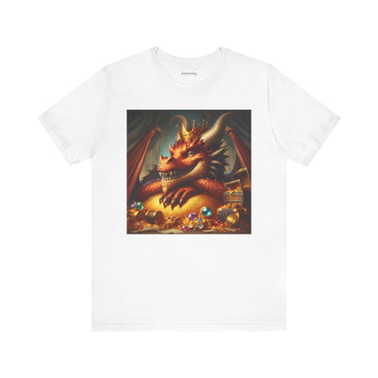 T-Shirt | Unisex | Koszulka dżersejowa | Krótki rękaw | Nordycka Mitologia | Fafnir | Smok