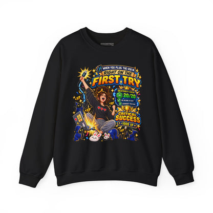 First Try - Crewneck Sweatshirt