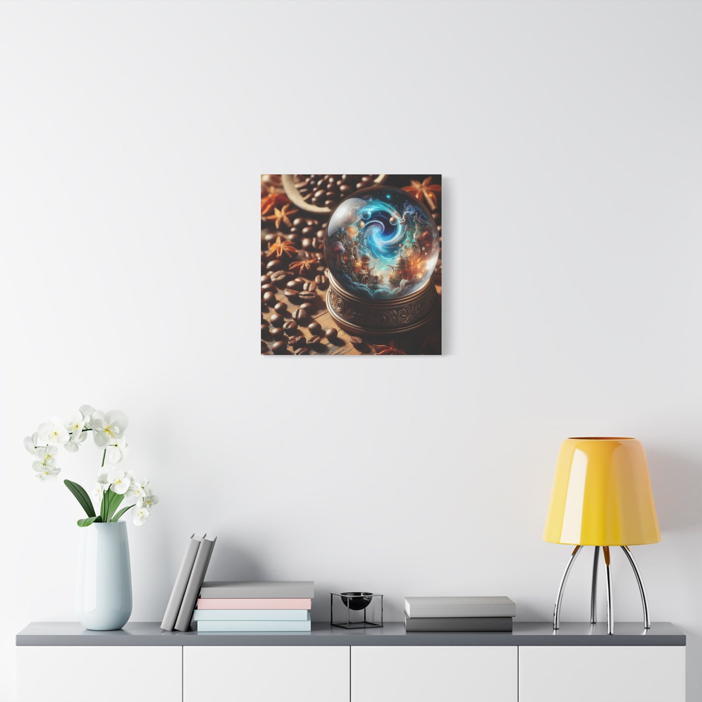 Canvas | Matte | Cosmic Fantasy | Mystical Globe
