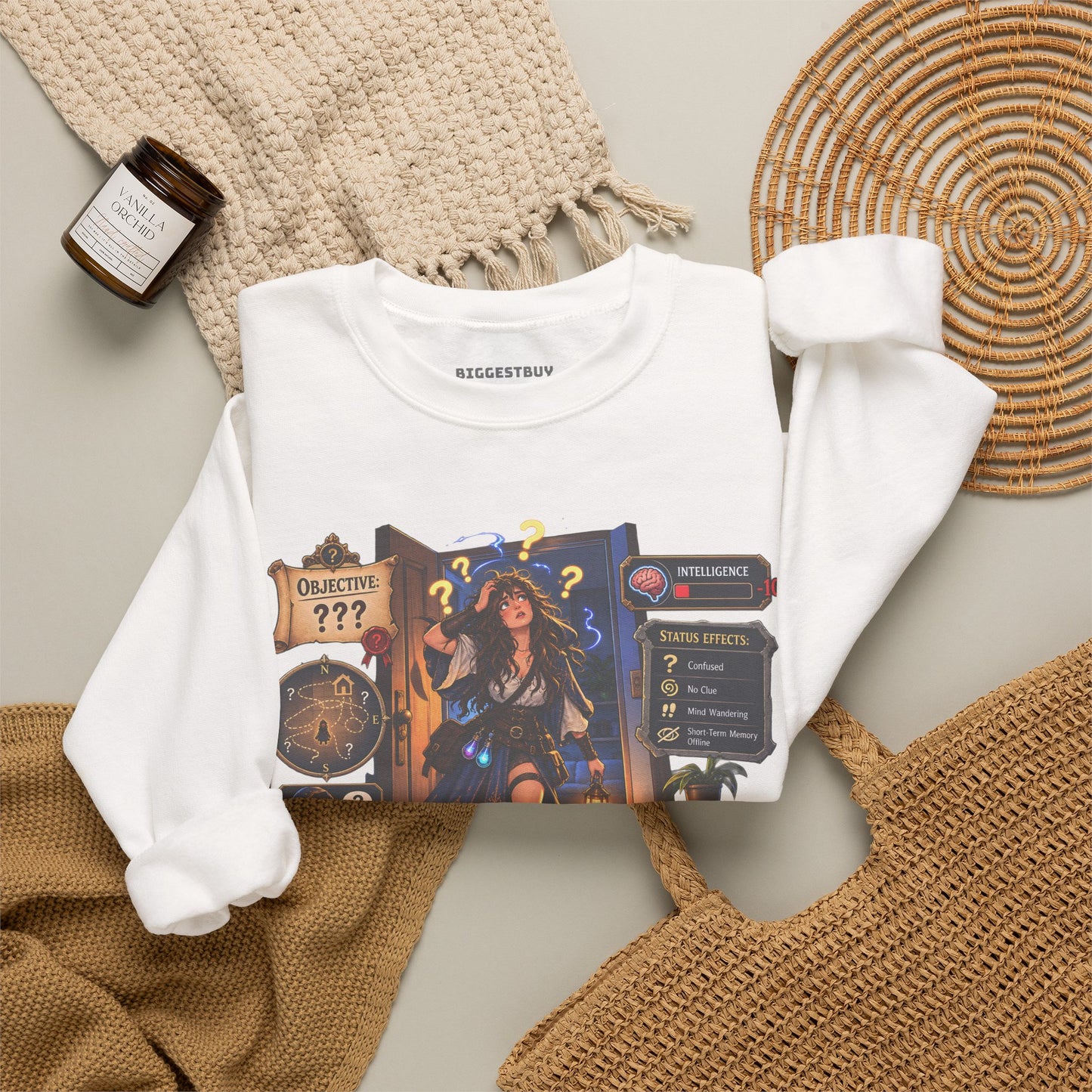 Quest Lost - Crewneck Sweatshirt