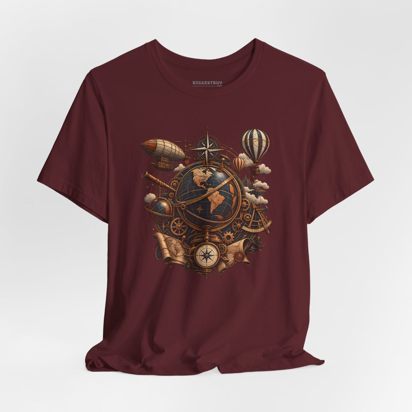 Steampunk Globe - Classic Jersey Tee