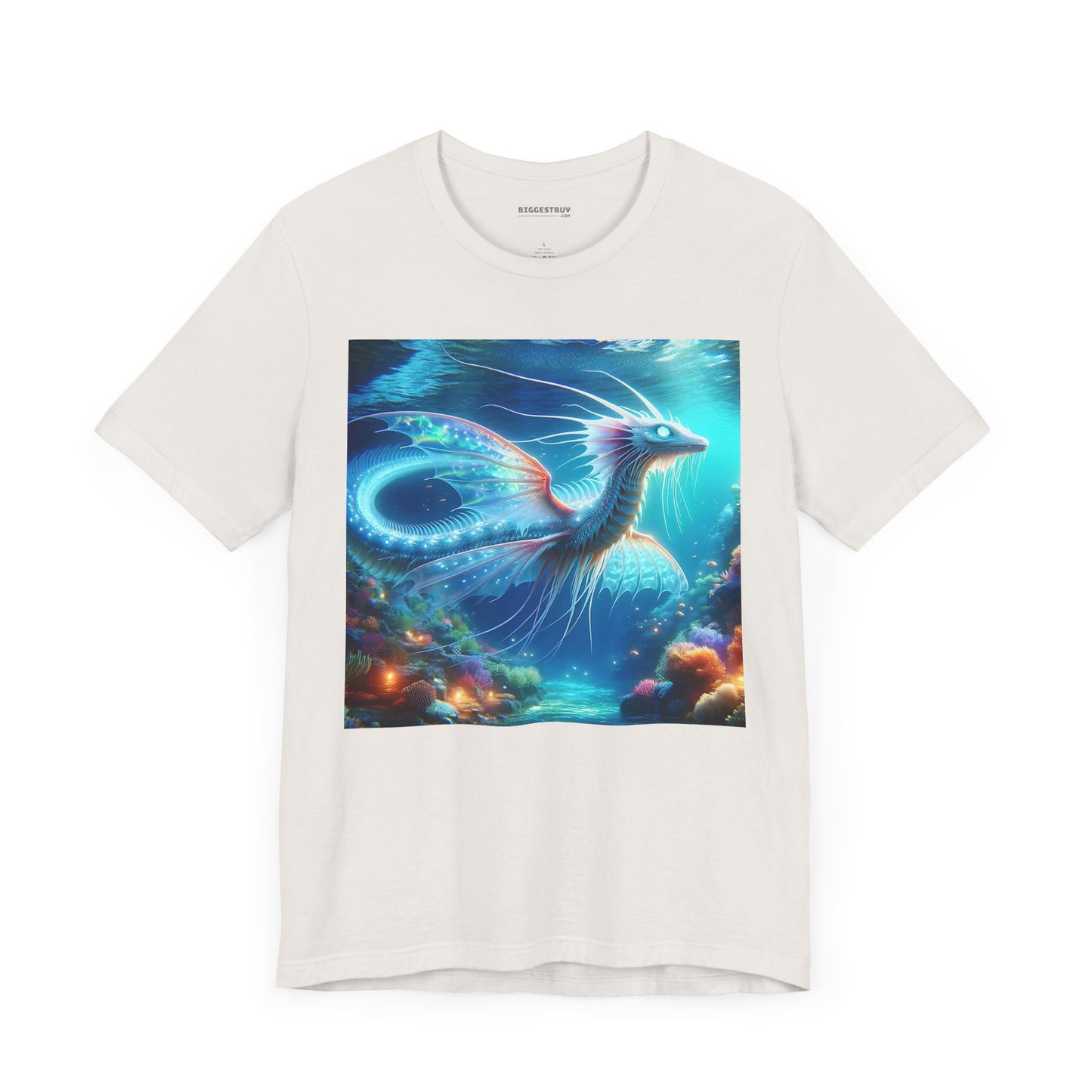 Camiseta | Unisex | Camiseta de punto | Manga corta | Fantasía Acuática | Dragón Marino