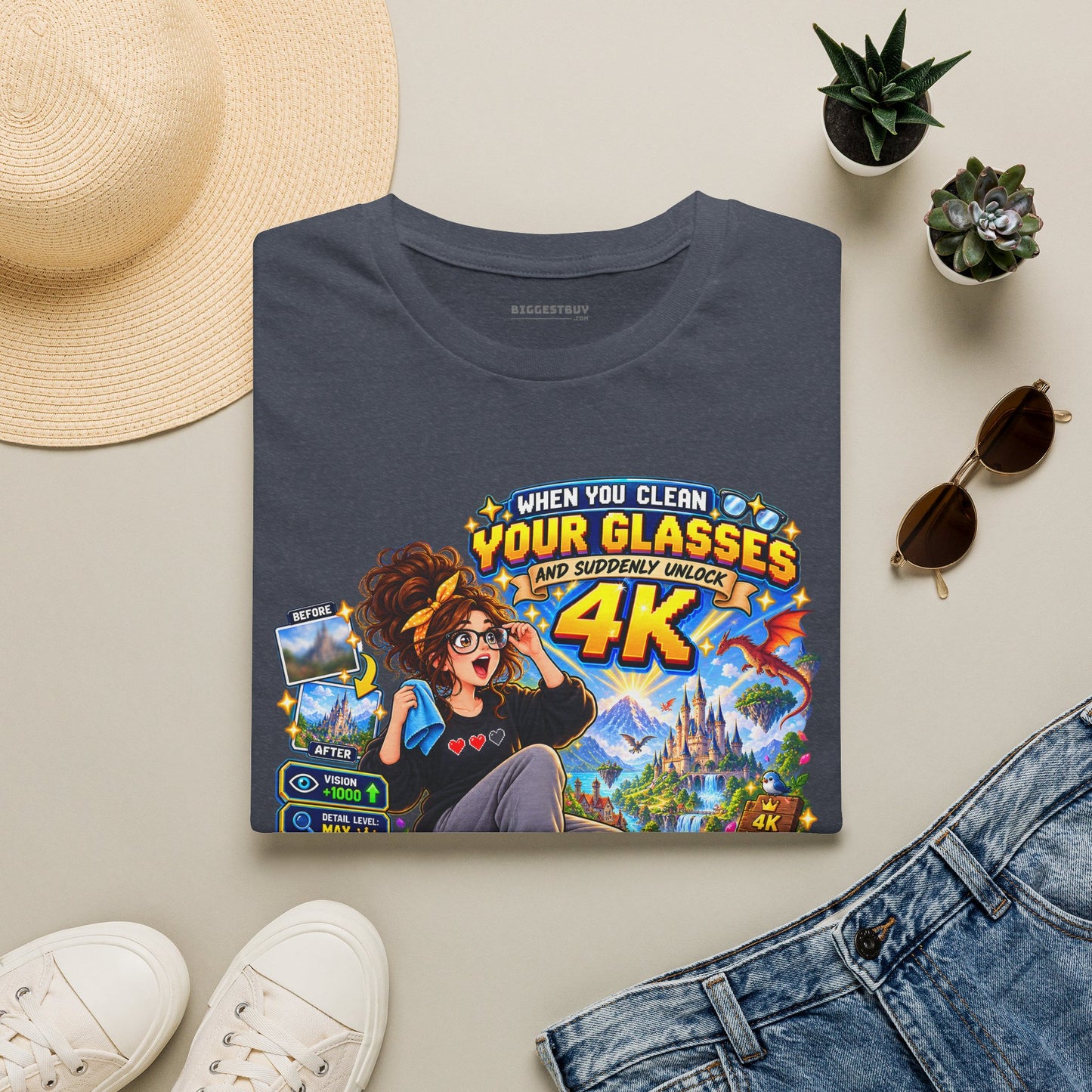 Glasses Galaxy - Softstyle T-Shirt