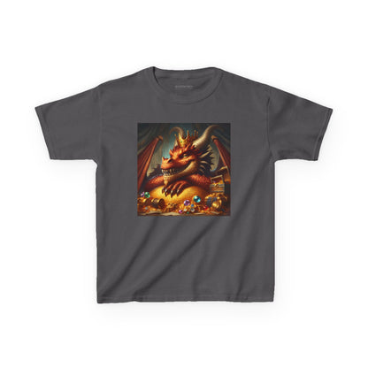 T-Shirt | Koszulka dziecięca | Ciężka bawełna | Nordycka Mitologia | Fafnir | Smok