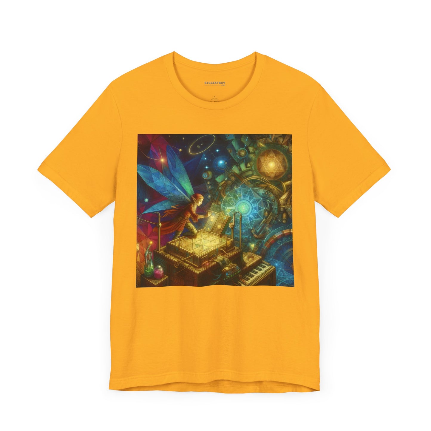 Tişört | Unisex | Jarse Tişört | Kısa Kollu | Elemental Fantezi | Silfler | Peri