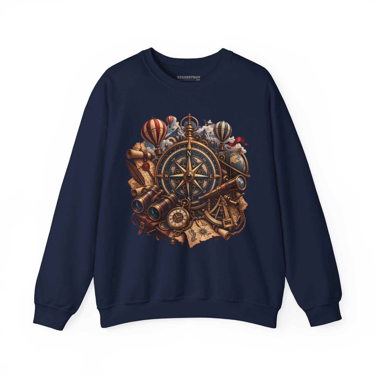 Navigatin Nostalgia - Crewneck Sweatshirt