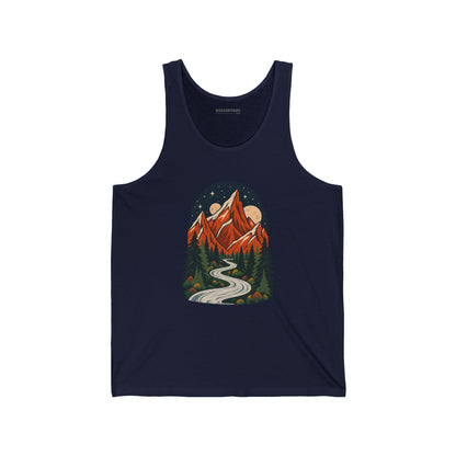 Mountain Maze - Jersey Tank Top