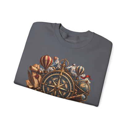 Navigatin Nostalgia - Crewneck Sweatshirt