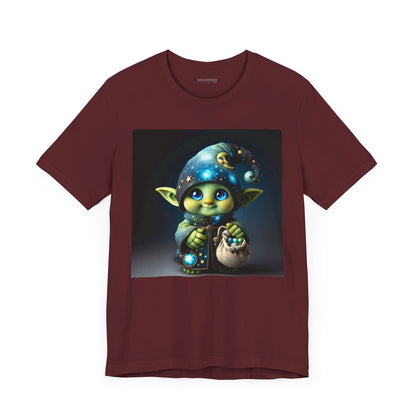 T-skjorte | Unisex | Jersey-T-skjorte | Kort erme | Fantasi | Skogsalv | Trollmann