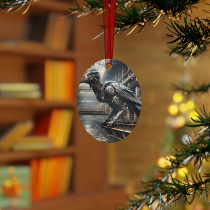 Ornament | Metaal | Steampunk | Klokwerk Mechanica | Raaf