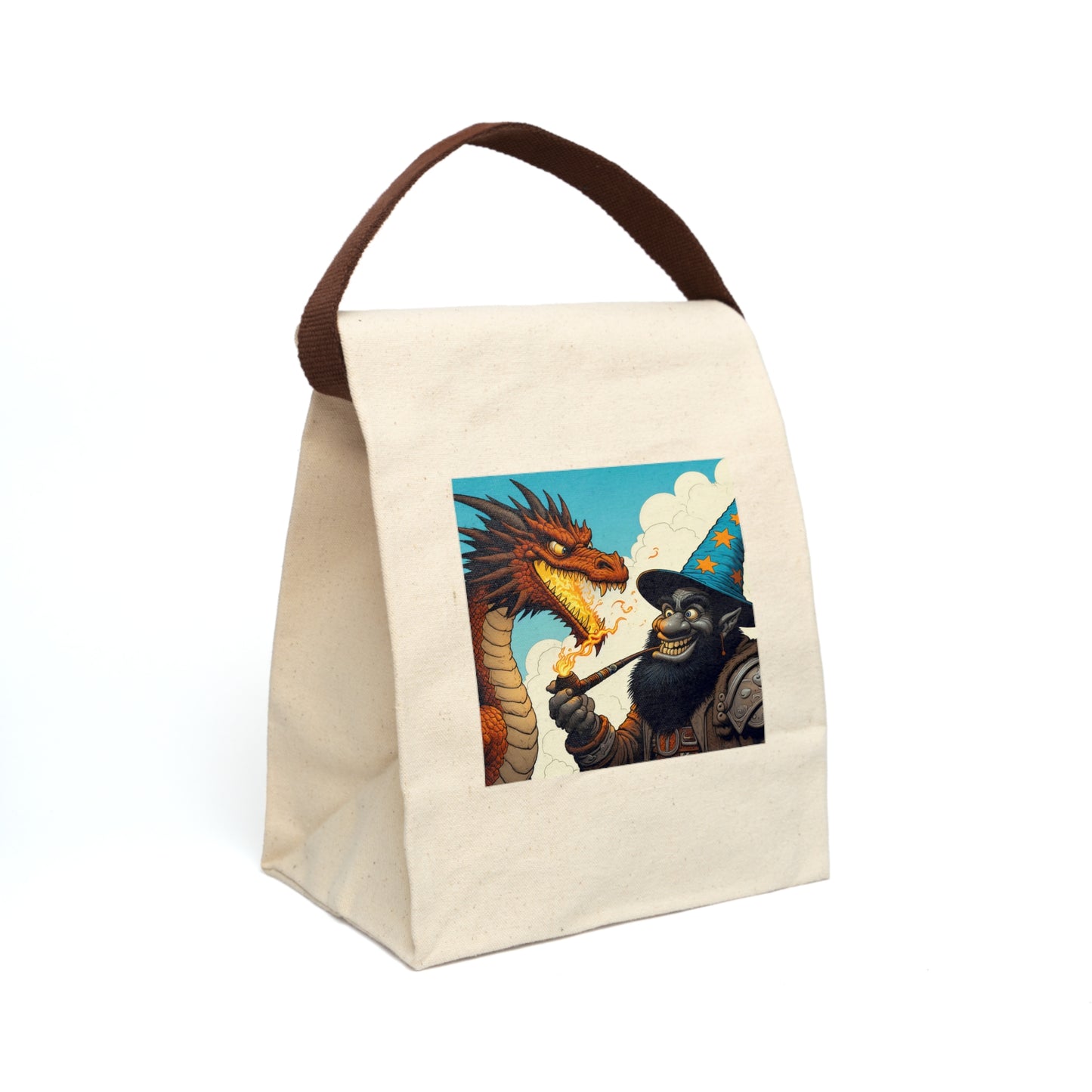 Bolsa de almuerzo | Lona | Con correa | Fantasía Épica | Duelo Mágico | Dragón