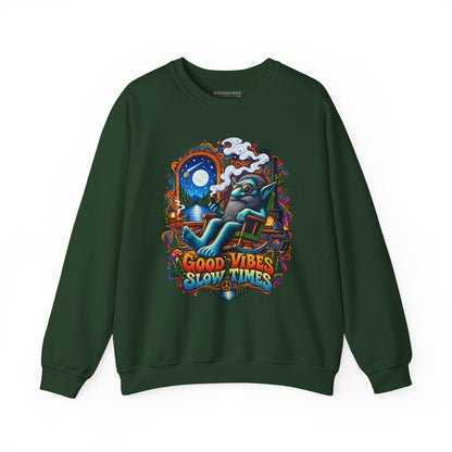 Slow Vibes - Crewneck Sweatshirt
