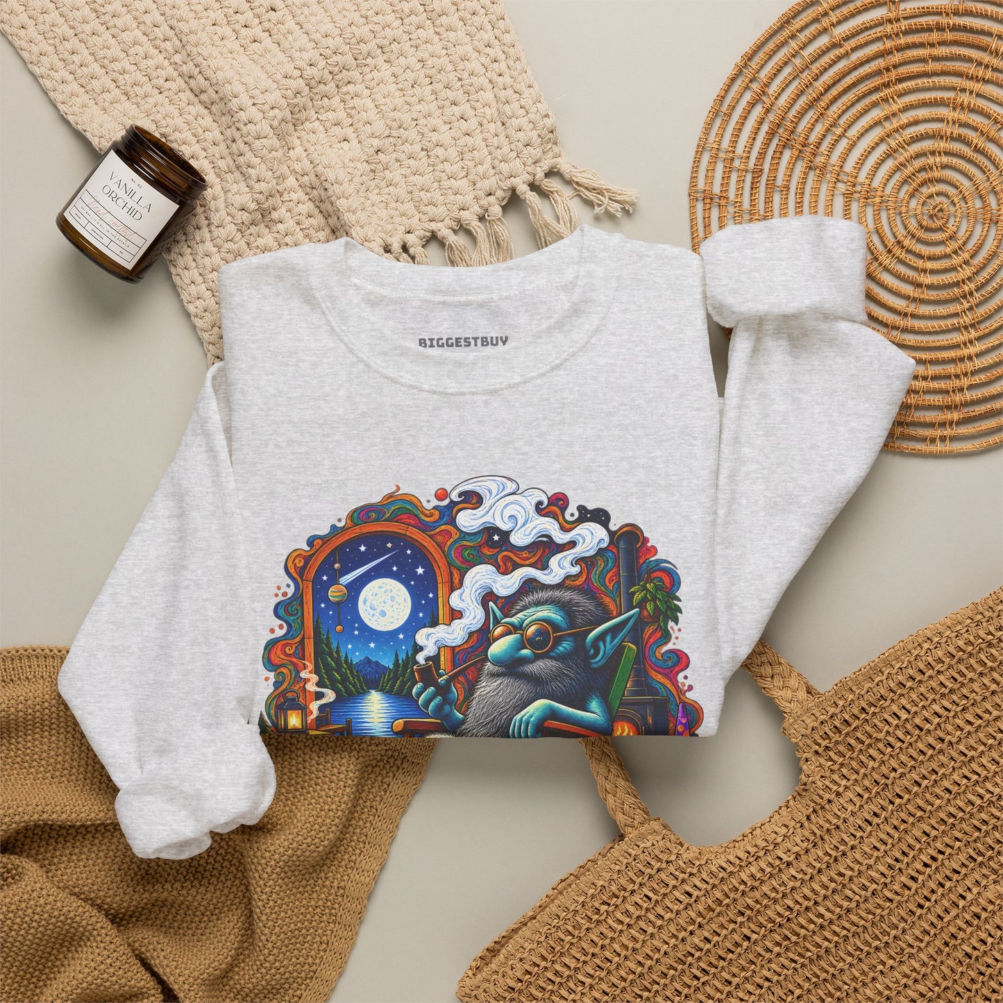 Slow Vibes - Crewneck Sweatshirt