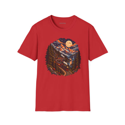 Midnight Rails - Softstyle T-Shirt
