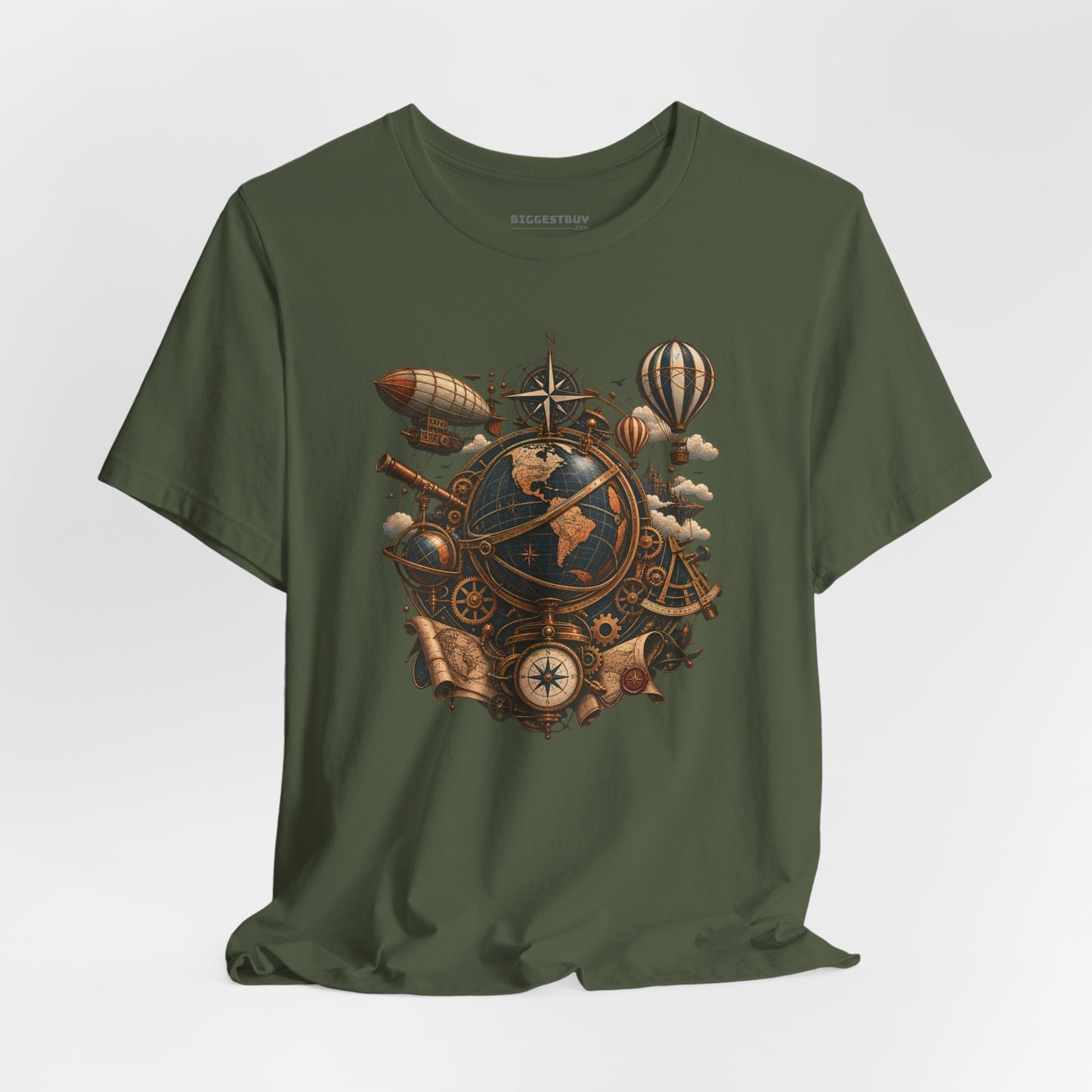 Steampunk Globe - Classic Jersey Tee