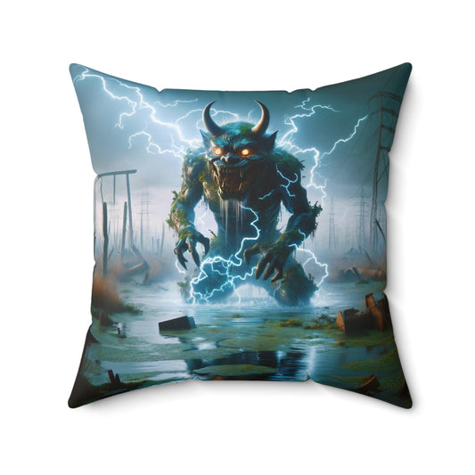 Bantal | Poliester | Persegi | Mitos Norse Elemental | Jötunn Listrik
