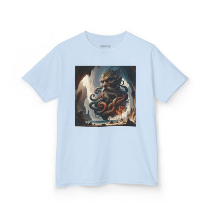Camiseta | Camiseta Infantil | Algodão Pesado | Mitologia Marinha | Deus do Mar
