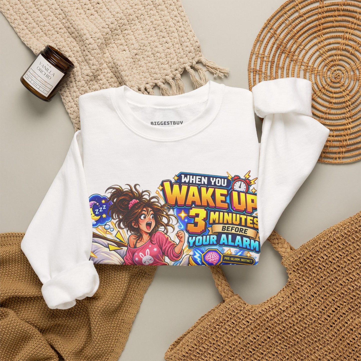 Alarm Nightmare - Crewneck Sweatshirt