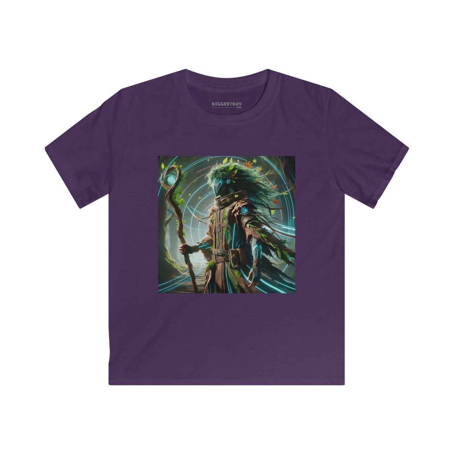 T-Shirt | Koszulka dziecięca | Miękki styl | Mytologia Słowiańska | Leshy | Duch lasu