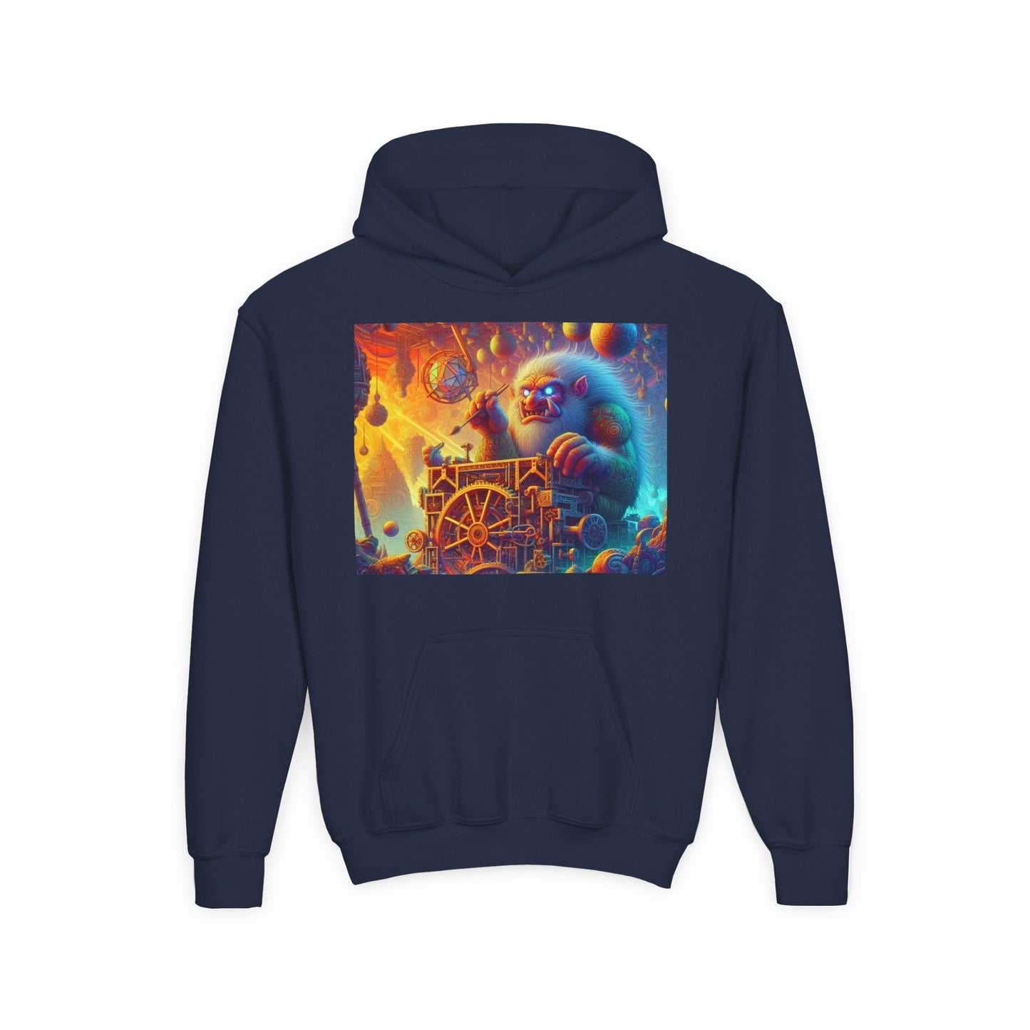 Bluza dresowa | Młodzieżowa | Z kapturem | Gruba mieszanka | Mitologia Arktyczna | Mechanik Lodu