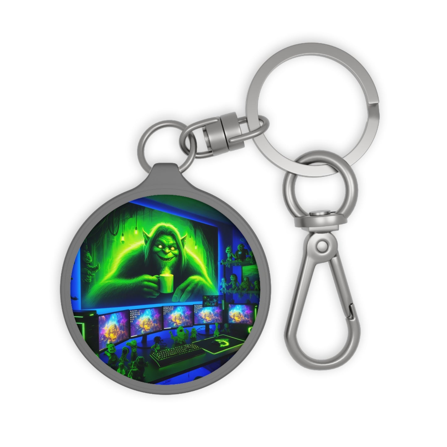 Round Keychain - Trickster Troll