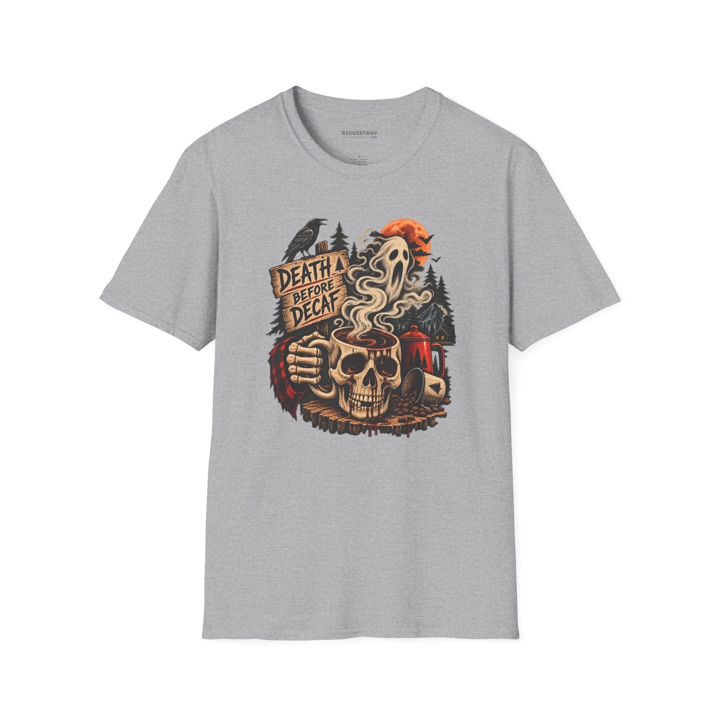 Death Decaf - Softstyle T-Shirt