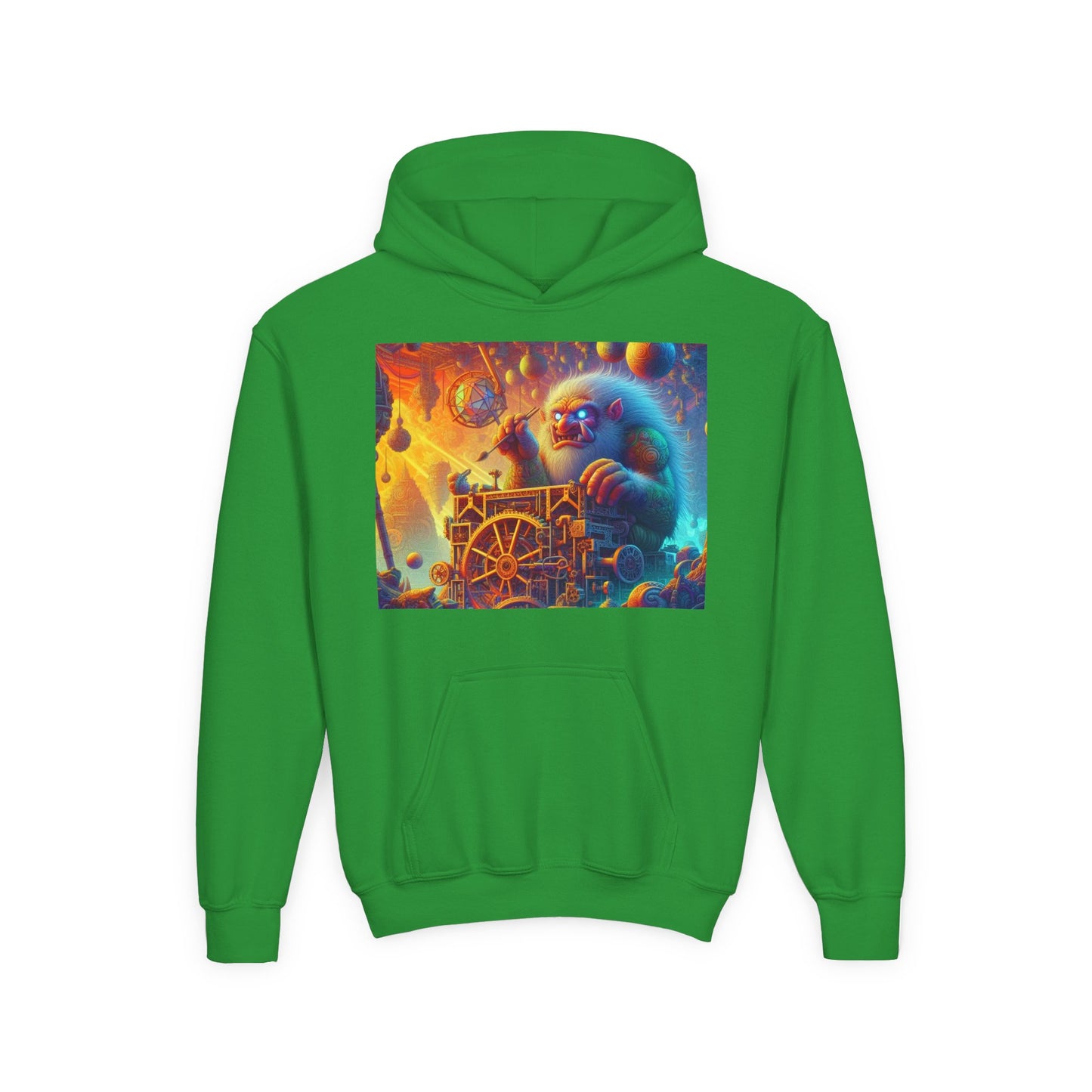 Bluza dresowa | Młodzieżowa | Z kapturem | Gruba mieszanka | Mitologia Arktyczna | Mechanik Lodu