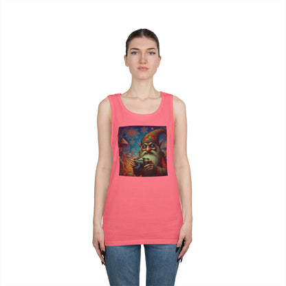 Tanktopp | Unisex | Kraftig bomull | Fantasy | Psykedelisk | Domovoi
