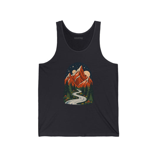 Mountain Maze - Jersey Tank Top