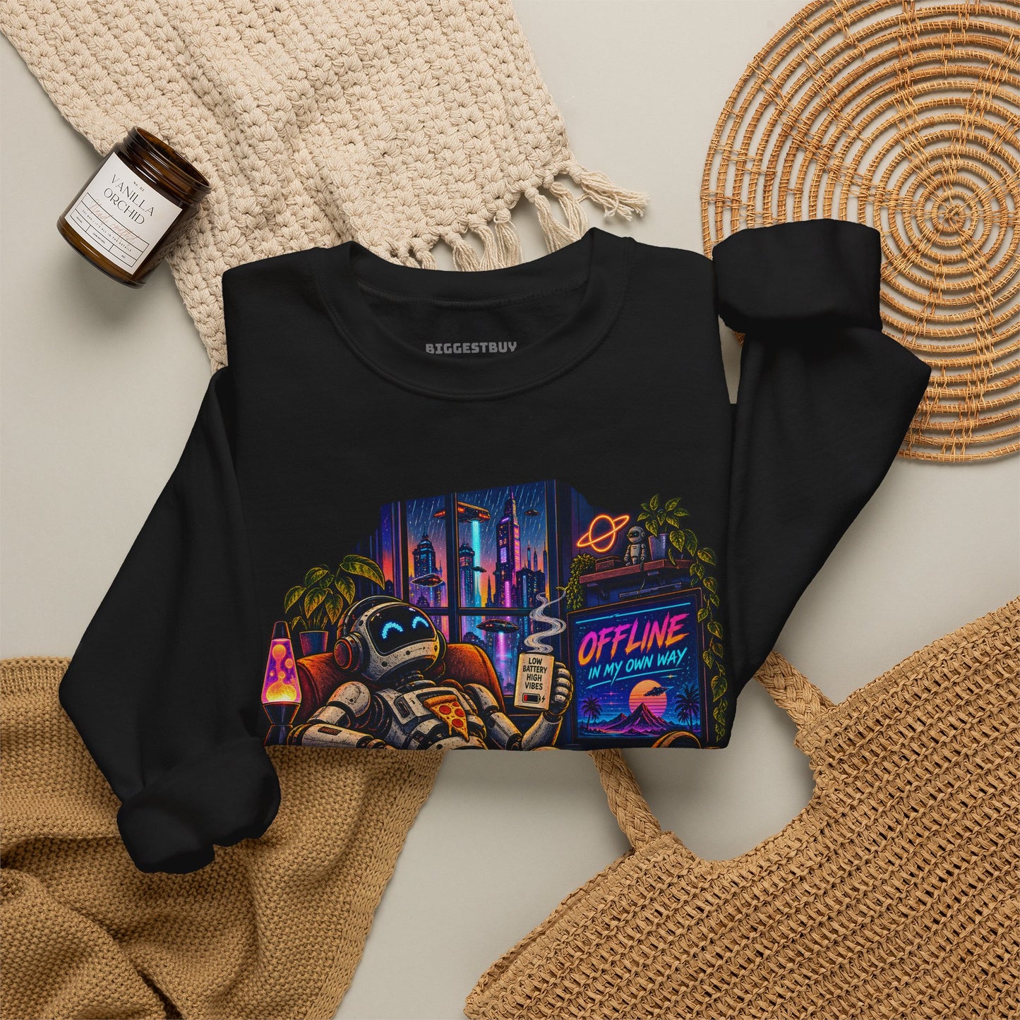 Offline Orbit - Crewneck Sweatshirt